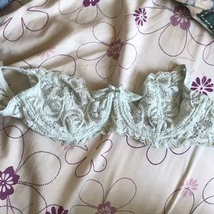 Mint laced forever 21 bra